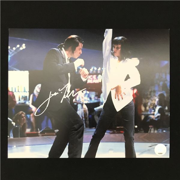 JOHN TRAVOLTA SIGNED PULP FICTION 8X10 - KB COA