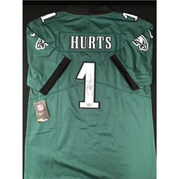 JALEN HURTS SIGNED PHILADELPHIA EAGLES FOOTBALL JERSEY - ACE COA