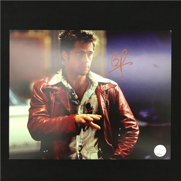 BRAD PITT SIGNED FIGHT CLUB 8X10 - KB COA