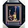Image 1 : Kareem Abdul Jabbar Autographed Framed 8x10 Photo Los Angeles Lakers Full Name Beckett