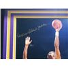 Image 2 : Kareem Abdul Jabbar Autographed Framed 8x10 Photo Los Angeles Lakers Full Name Beckett