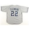 Image 1 : ROGER CLEMENS SIGNED NEW YORK YANKEES BASEBALL JERSEY - JSA COA