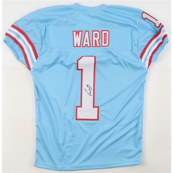 CAMERON WARD SIGNED TENESSEE TITANS JERSEY - JSA COA