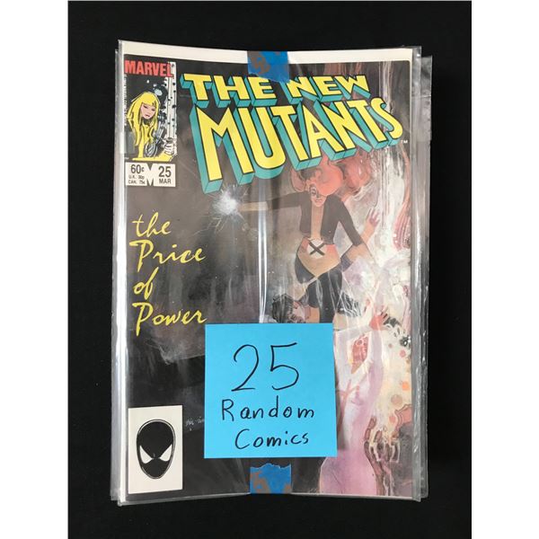 LOT OF 25 RANDOM COMICS