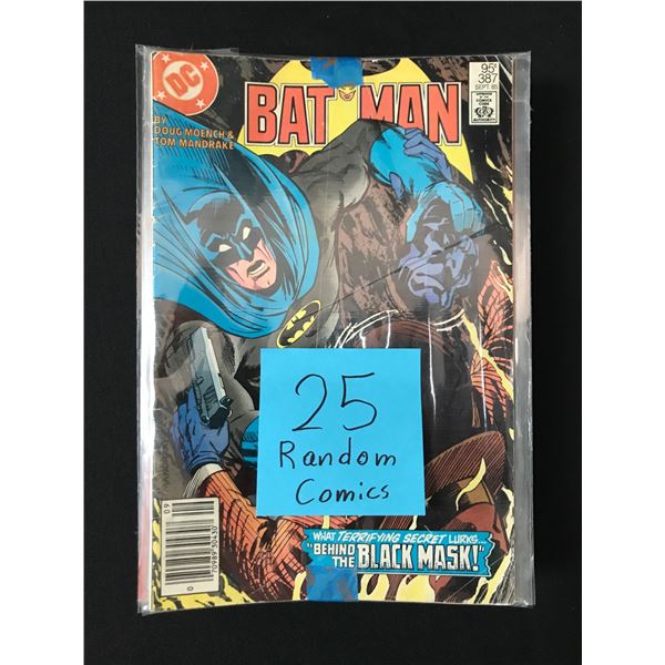 LOT OF 25 RANDOM COMICS
