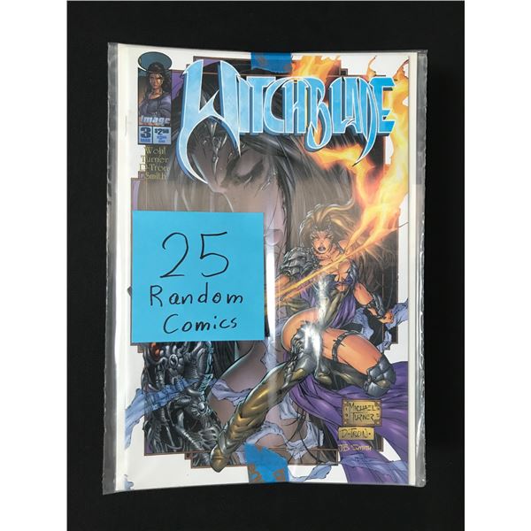 LOT OF 25 RANDOM COMICS