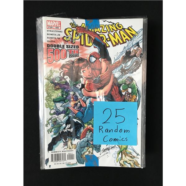 LOT OF 25 RANDOM COMICS