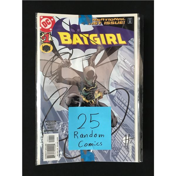 LOT OF 25 RANDOM COMICS