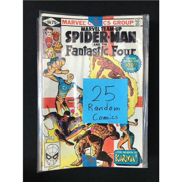 LOT OF 25 RANDOM COMICS