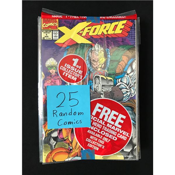 LOT OF 25 RANDOM COMICS