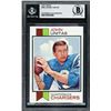 Image 1 : 1973 TOPPS JOHNNY UNITAS SIGNED TRADING CARD - BECKETT COA