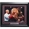 Image 1 : MIKE TYSON AND EVANDER HOLYFIELD DUAL SIGNED AND FRAMED PICTURE - JSA COA