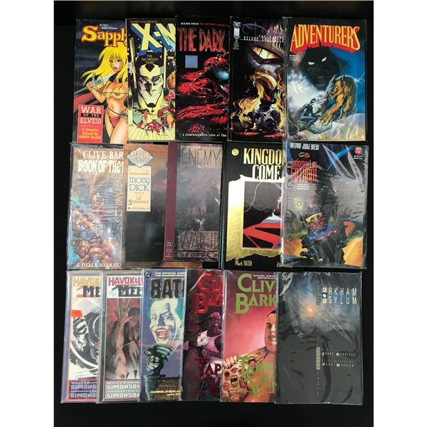 LOT OF 16 COMICS VARIOUS TITLES
