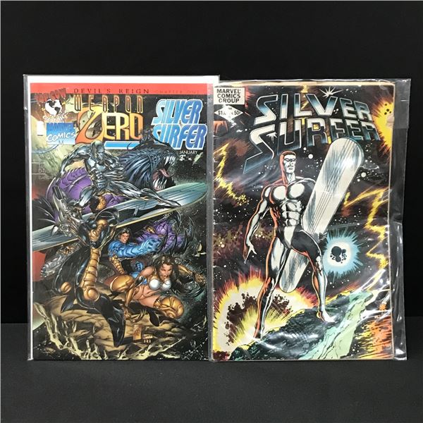 LOT OF 2 SILVER SURFER COMICS (MARVEL COMICS)