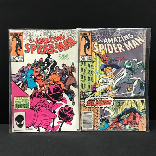 LOT OF 2 SPIDERMAN COMICS (MARVEL COMICS)