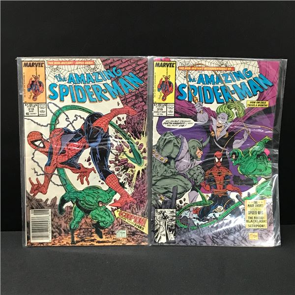LOT OF 2 SPIDERMAN COMICS (MARVEL COMICS)