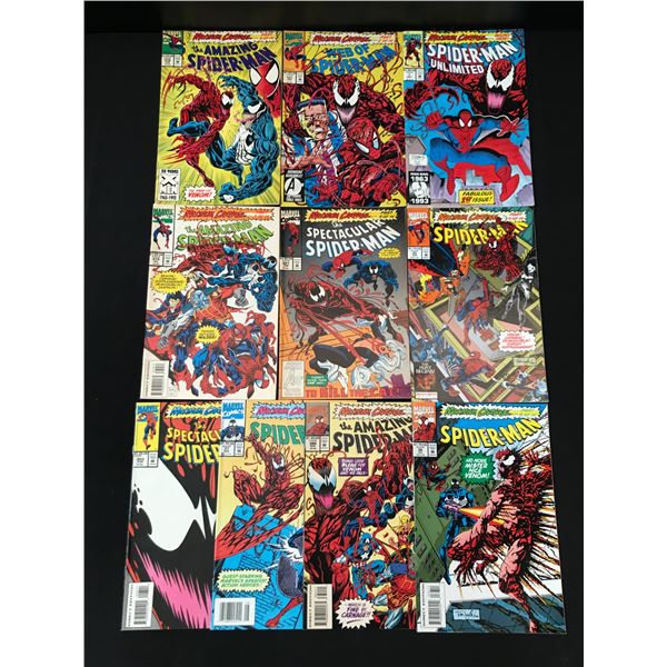 LOT OF 10 SPIDERMAN COMICS - MARVEL COMICS