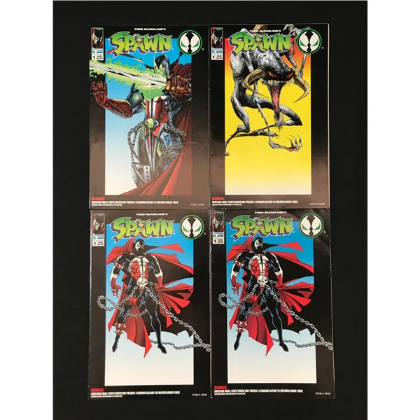 LOT OF 4 SPAWN COMICS