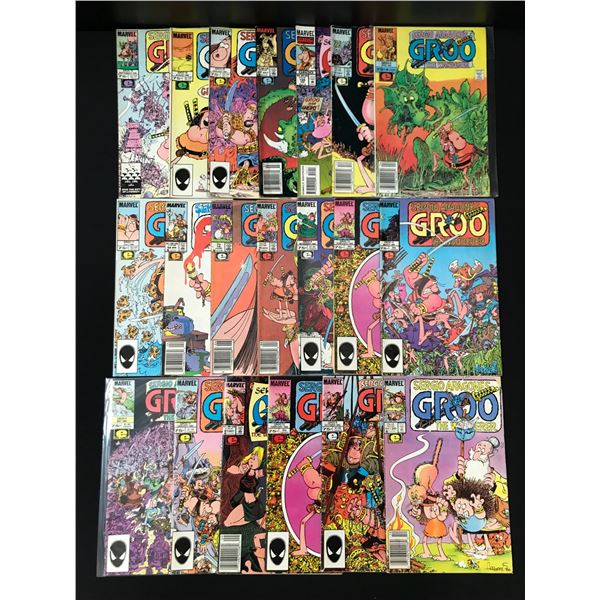 LARGE LOT OF GROO COMICS - MARVEL COMICS