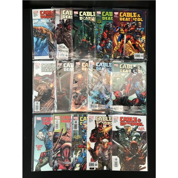 LOT OF 15 CABLE AND DEADPOOL COMICS - MARVEL COMICS