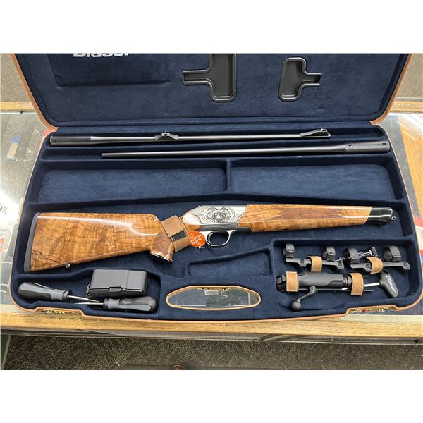 Mb R8 Bb Rifle Blaser R8 Jaeger Rifle, 2 Barrels, 2 Scope Mounts, Hard Case