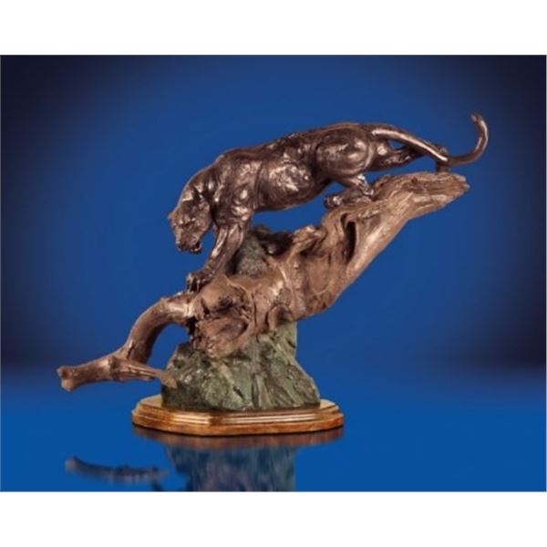 Sleek Shadow Bronze Statue Foundation Michelangelo