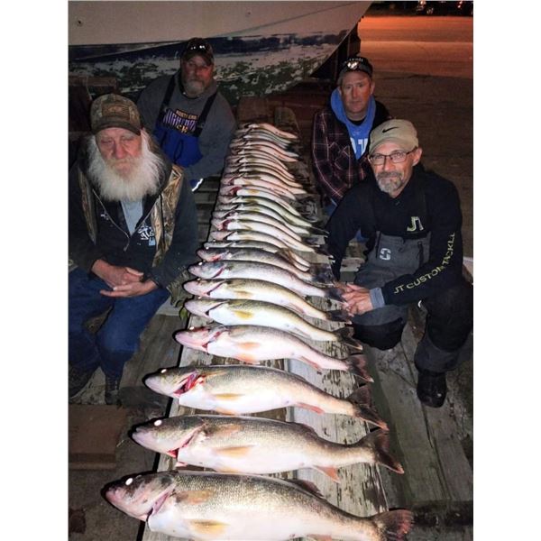 Night Detroit River Walleye Fishing Trip        Big Easy Charters