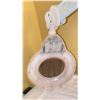 Image 2 : WHITE 3 TIER SINGLE DRAWER COMMERCIAL MOBILE ESTHETICIANS CART WITH ILLUMINATED MAGNIFYING LAMP