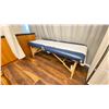 Image 2 : CONTENTS OF ACUPUNCTURE ROOM INCLUDING: DESK, CHAIRS, FOLDING MASSAGE BED, STOOLS, WHITE 2 DOOR