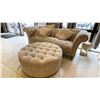 Image 2 : DESIGNER COUCH & OTTOMAN