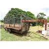 Image 1 : Gooseneck Livestock 2-Axle Trailer 176" x 71"