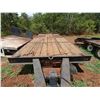 Image 14 : Tagalong 2-Axle Flatbed Equipment Trailer w/ Ramps & Tow Hitch  299" x 101"