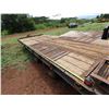 Image 29 : Tagalong 2-Axle Flatbed Equipment Trailer w/ Ramps & Tow Hitch  299" x 101"