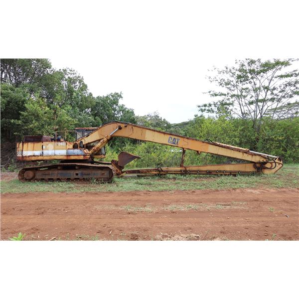 CAT Caterpillar EL240B Hydraulic Track Excavator w/ Bucket (Starts & Runs - See Video)