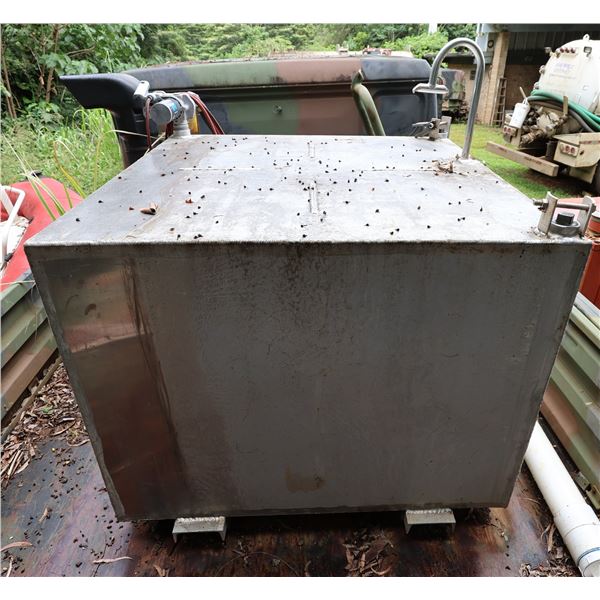 Fuel Tank With Pump 48" x 48" x 40"H