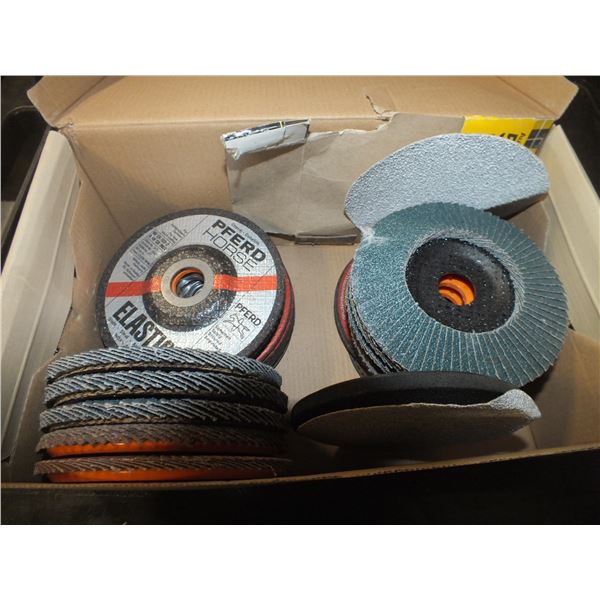 Shoe Box Of Flap & Grinding Disc's