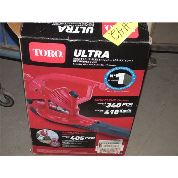 Toro Electric Snow Thrower