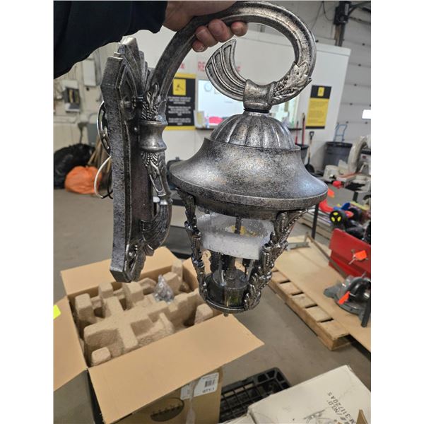 5 Boxes Of Outdoor Light Fixtures