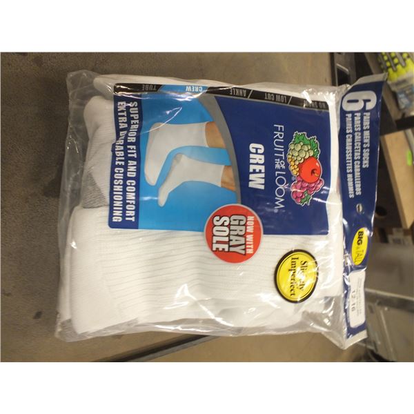 6 Pairs Of Mens Socks