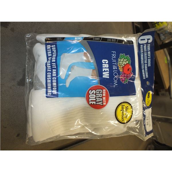 6 Pairs Of Mens Socks