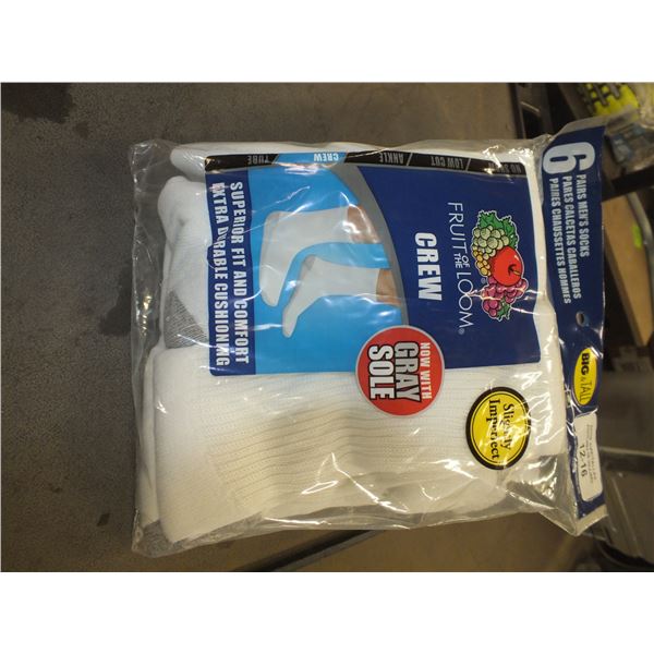 6 Pairs Of Mens Socks