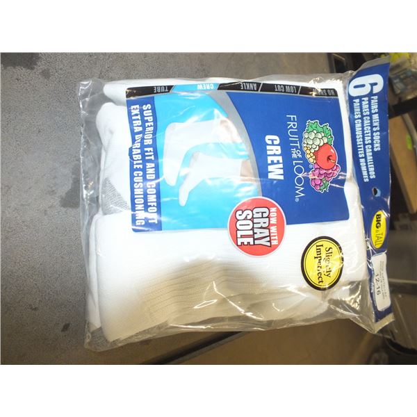 6 Pairs Of Mens Socks