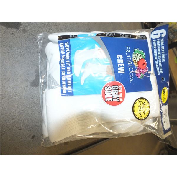 6 Pairs Of Mens Socks