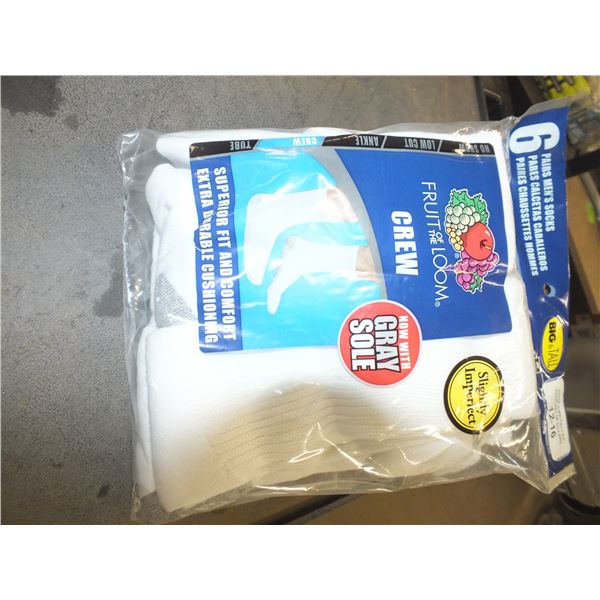 6 Pairs Of Mens Socks