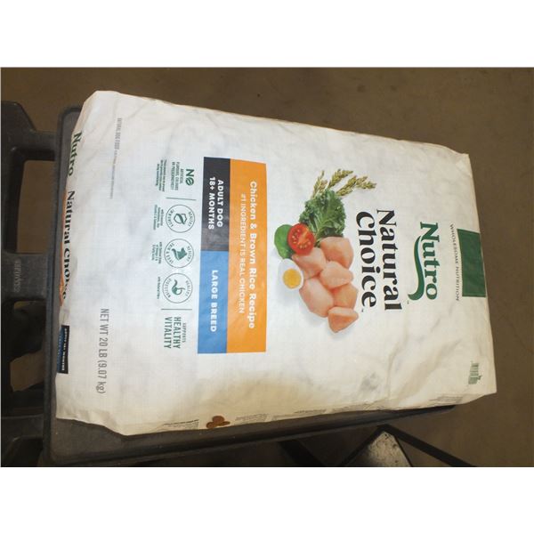 1 Bag Of Nutro Natural Choice Chicken & Brown Rice Dog Food