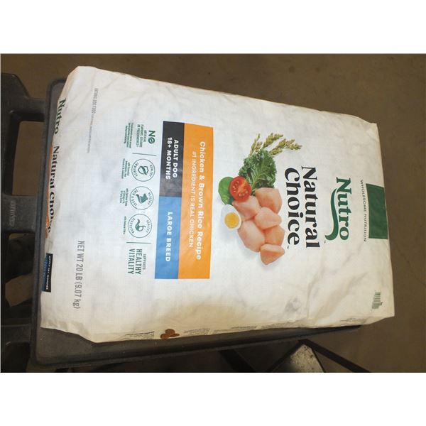 1 Bag Of Nutro Natural Choice Chicken & Brown Rice Dog Food