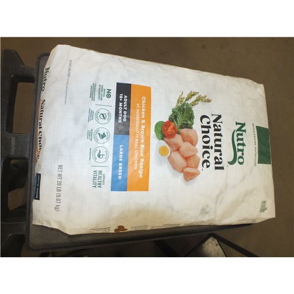 1 Bag Of Nutro Natural Choice Chicken & Brown Rice Dog Food