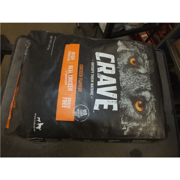 1 Bag Of Crave Chicken Dog Food