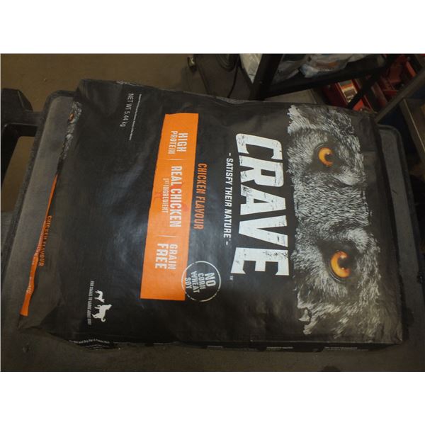 1 Bag Of Crave Chicken Dog Food