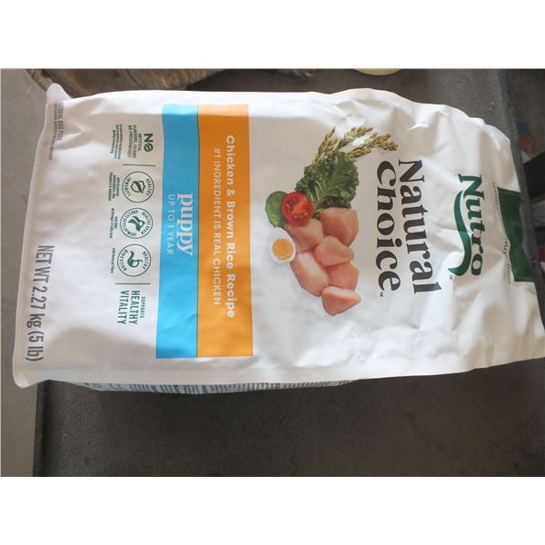1 Bag Of Nutro Natural Choice Chicken & Brown Rice Puppy Food